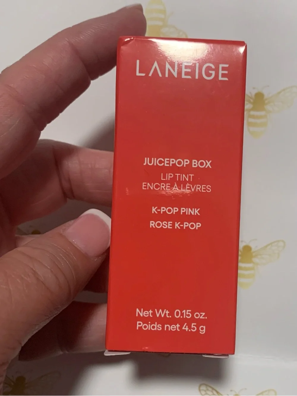 LANEIGE Juicepop Box Lip Tint in Rose K-Pop Bright Pink
